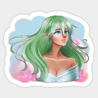 Cherry Blossom - Elf Fairy Sticker